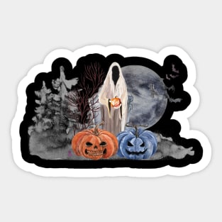 Halloween Ghost Sticker